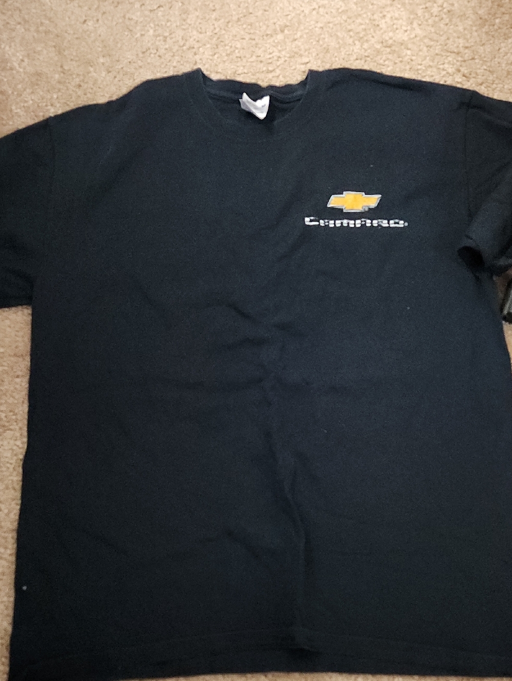 Gildan Black Camaro Logo Short Sleeve Tee